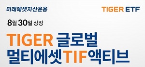 미래에셋자산운용 국내 처음 TIGER 글로벌멀티에셋TIF액티브 ETF 상장