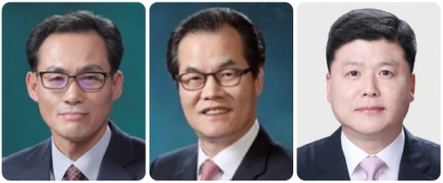 우리은행 차기 은행장 후보: (왼쪽부터) 김정기 · 이동연 · 권광석 후보. /사진=뉴시스