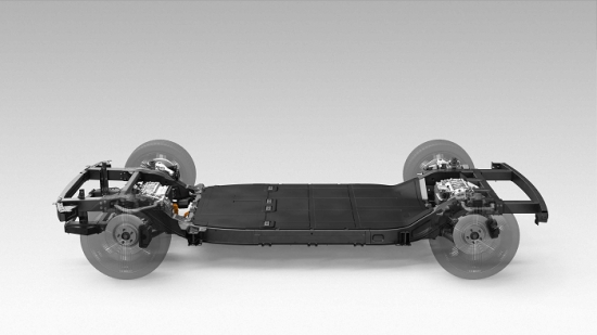 카누 개발 전기차 스케이트보드 플랫폼. /사진=현대기아차 제공.