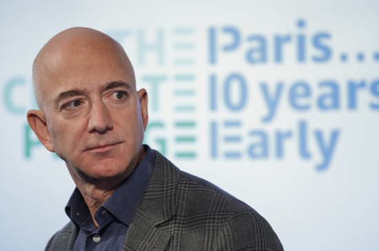 제프 베조스(Jeffrey Preston Bezos) 아마존 CEO. /사진=AP, 뉴시스.