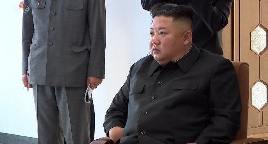 지난 2일 김정은 북한 국무위원장 모습. /사진=조선중앙TV 캡처.