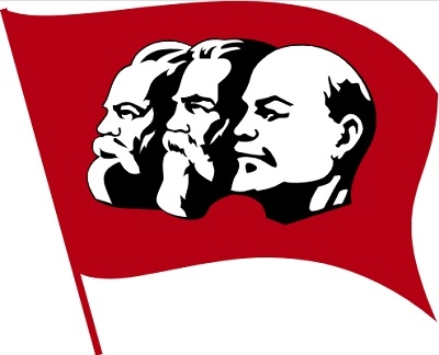칼 마르크스와 프리드리히 엥겔스, 블라디미르 레닌을 나타내는 소련의 상징. /사진=위키피디어 우크라이나 조지아 헝가리 등 제외 사용가능.