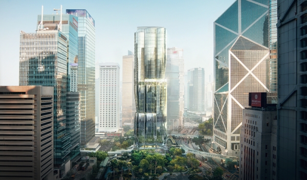 대우건설의 BMC기술이 적용될 홍콩 2 머레이 로드 타워. /사진=Henderson Land Development Co. Ltd. 제공, 뉴시스.