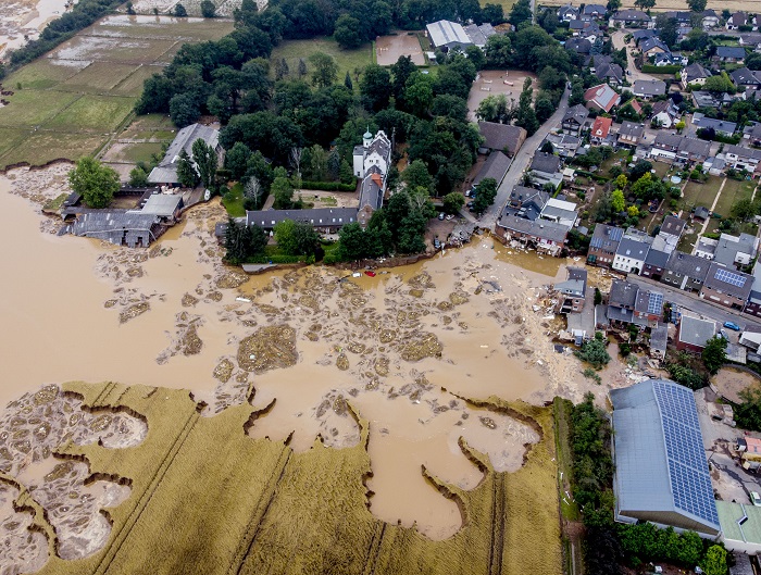 독일 홍수 피해 모습. /사진=AP, 뉴시스.