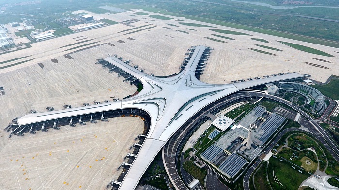 중국 칭다오 자오둥 국제공항. /사진=신화통신, 뉴시스.