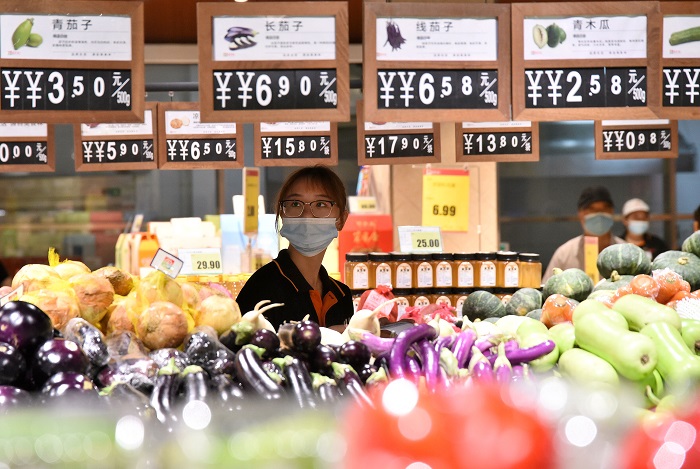 중국 허베이성 슈퍼마켓. /사진=신화통신, 뉴시스.