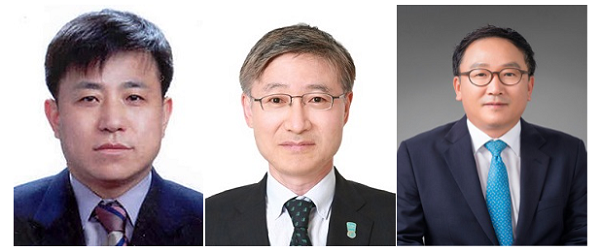 (왼쪽부터) 박승오, 이승열, 정민식 대표이사 후보. /사진=하나금융그룹