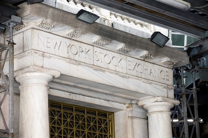 미국 뉴욕 금융지구 뉴욕증권거래소. /사진=AP, 뉴시스