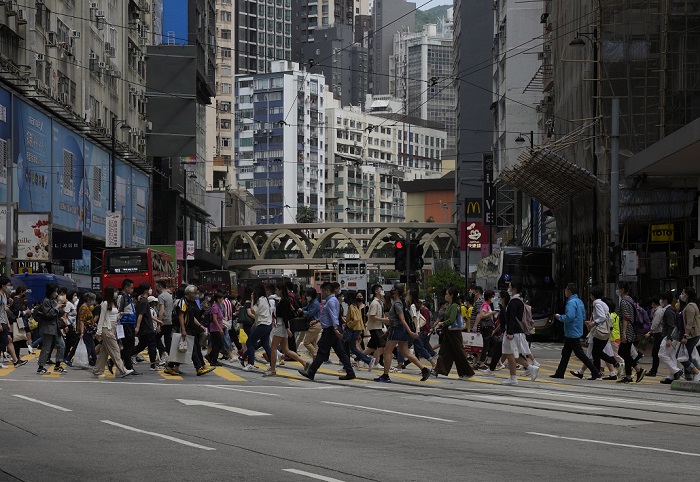 홍콩 거리. /사진=AP, 뉴시스