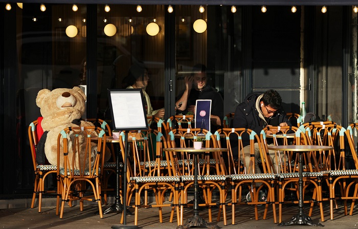프랑스 파리 시내 카페. /사진=신화통신, 뉴시스