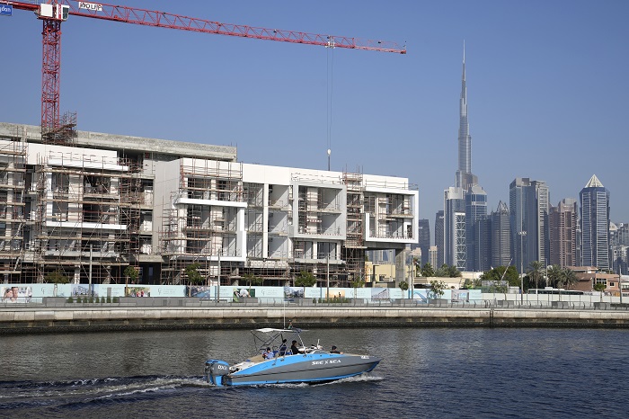 UAE 두바이 주거지 개발 공사. /사진=AP, 뉴시스
