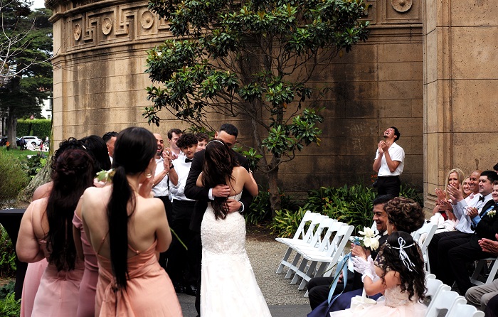 미국 결혼식 모습. /사진=신화통신, 뉴시스