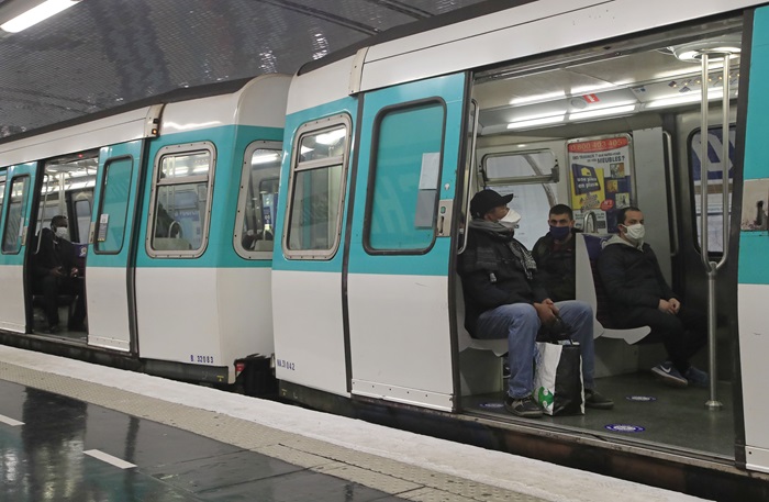 프랑스 파리 지하철. /사진=AP, 뉴시스