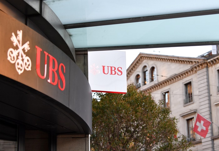 스위스 제네바의 UBS. /사진=신화통신, 뉴시스
