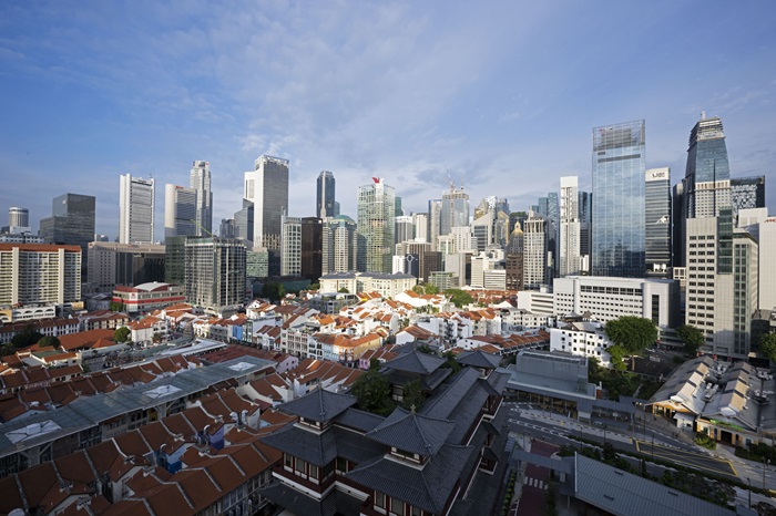 싱가포르 도시 전경. /사진=신화통신, 뉴시스