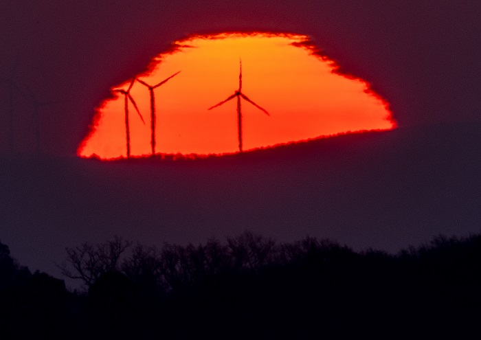 독일 프랑크푸르트 풍력 발전기. /사진=AP, 뉴시스