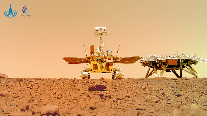중국 화성 탐사선 주룽호 2021년 모습. /사진=신화통신, 뉴시스