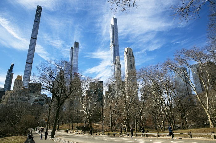 미국 뉴욕 맨해튼 고급 주거용 빌딩들. /사진=AP, 뉴시스