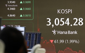 관세불안 재점화, 코스피 '뚝'...조선 · 방산주 '털썩'