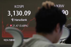 국내외 이슈 속, 코스피 '하락'...두산에너빌리티 · 현대건설 '뚝'