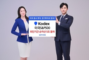 삼성운용, KODEX 미국S&P500 순자산 최단기간 5조 돌파