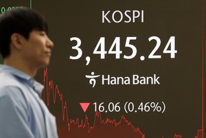 관세협상 지연 속, 코스피 '하락'...현대차 · 2차전지주 '뚝'