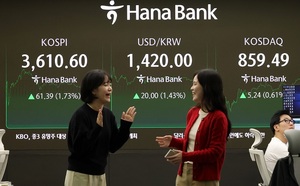 코스닥...로보티즈 · 클로봇 · 원익홀딩스 등 로봇주 '껑충'