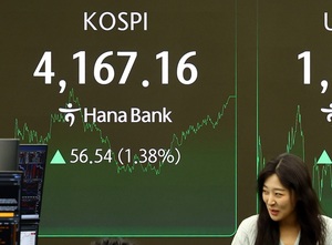 美 브로드컴 훈풍...코스피 '급등', 4160 돌파