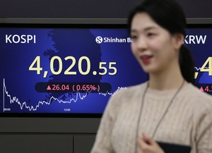 한국증시, 코스피 '상승'...전력·조선주 '활짝'