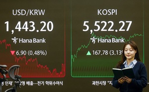 삼성전자 '폭등'...코스피, 5500 돌파 '파죽지세'