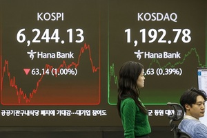 코스닥...삼천당제약 · 서진시스템 '껑충', 휴림로봇 '뚝'