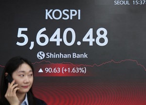 엔비디아 훈풍, 코스피 '활짝'...삼성전자·LG·현대차 '급등'