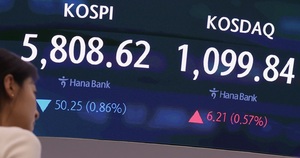 코스닥...삼천당제약·광통신주 '껑충', ISC·HPSP '털썩' - 뉴스 썸네일 이미지