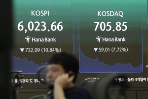 코스닥 '털썩'...에코프로·주성엔지니어링·원익IPS 등 '와르르' - 뉴스 썸네일 이미지