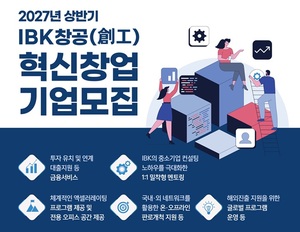 IBK기업은행, 혁신창업기업 100개사 모집...금융·해외 진출 연계 - 뉴스 썸네일 이미지