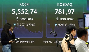 코스닥 '급락'...알테오젠·에코프로·주성엔지니어링 등 '우수수' - 뉴스 썸네일 이미지